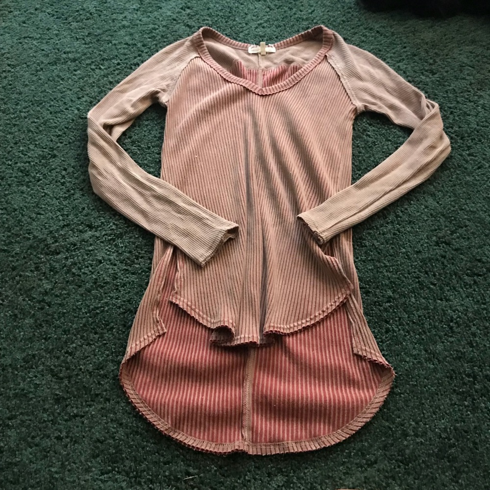 NWOT BUCKLE gilded intent distressed shirt